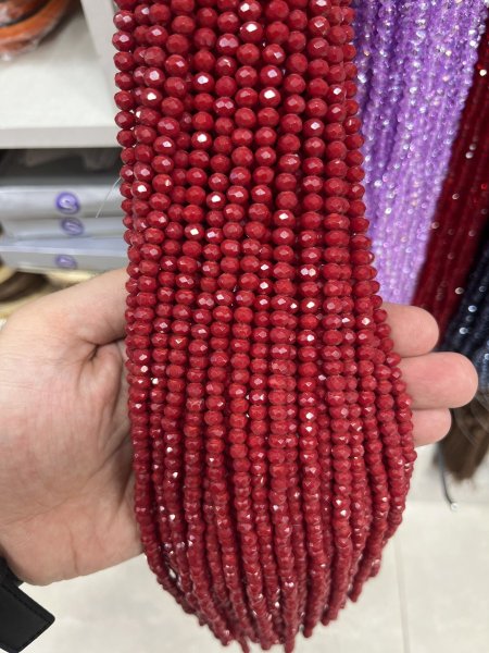 خرز كرستال ٦ ملم